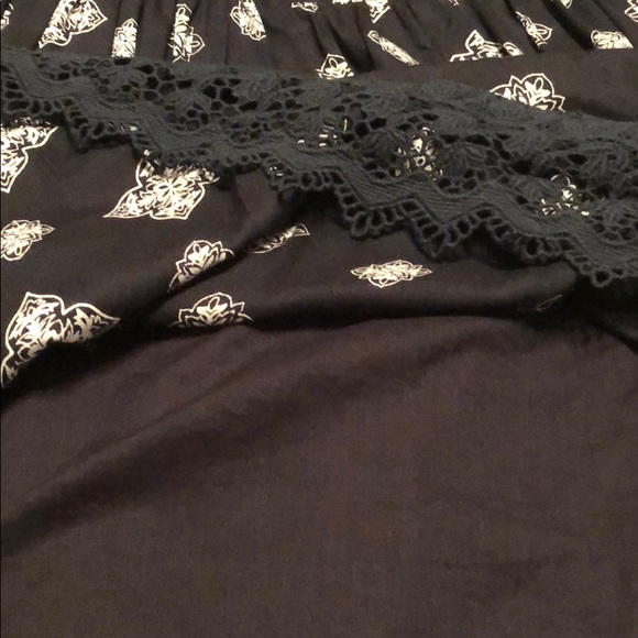 Elan Black and white print dress. - Picture 6 of 8